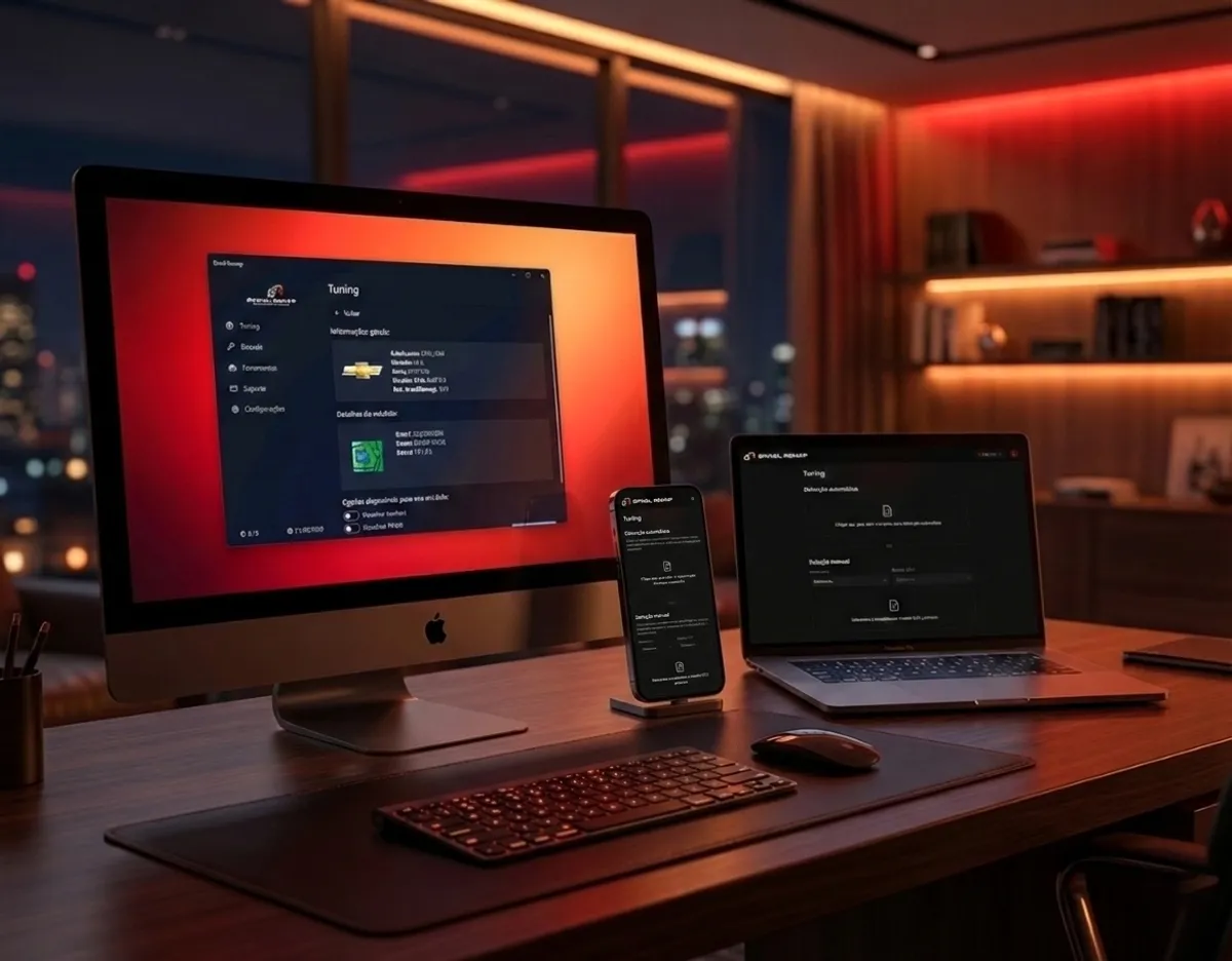 Brasil Remap - Interface do software de remapeamento ECU